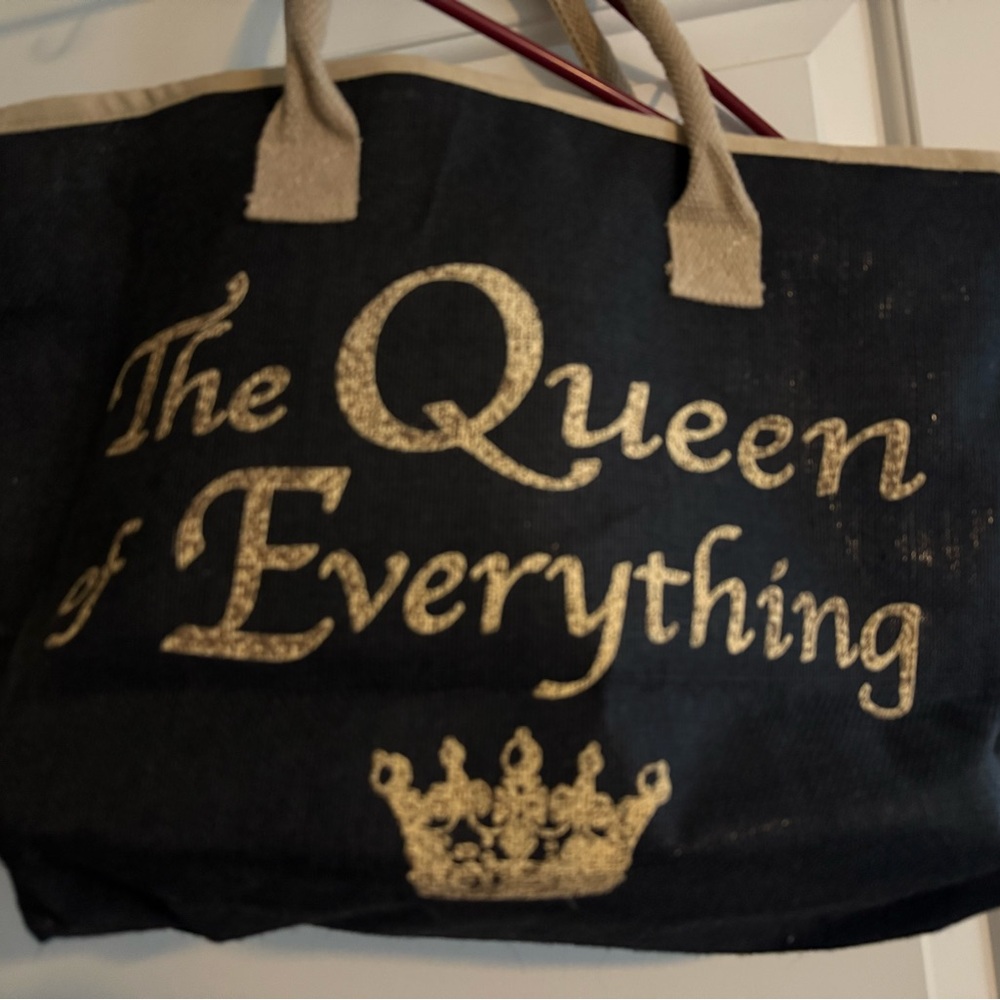 Black and Gold Tote Bag